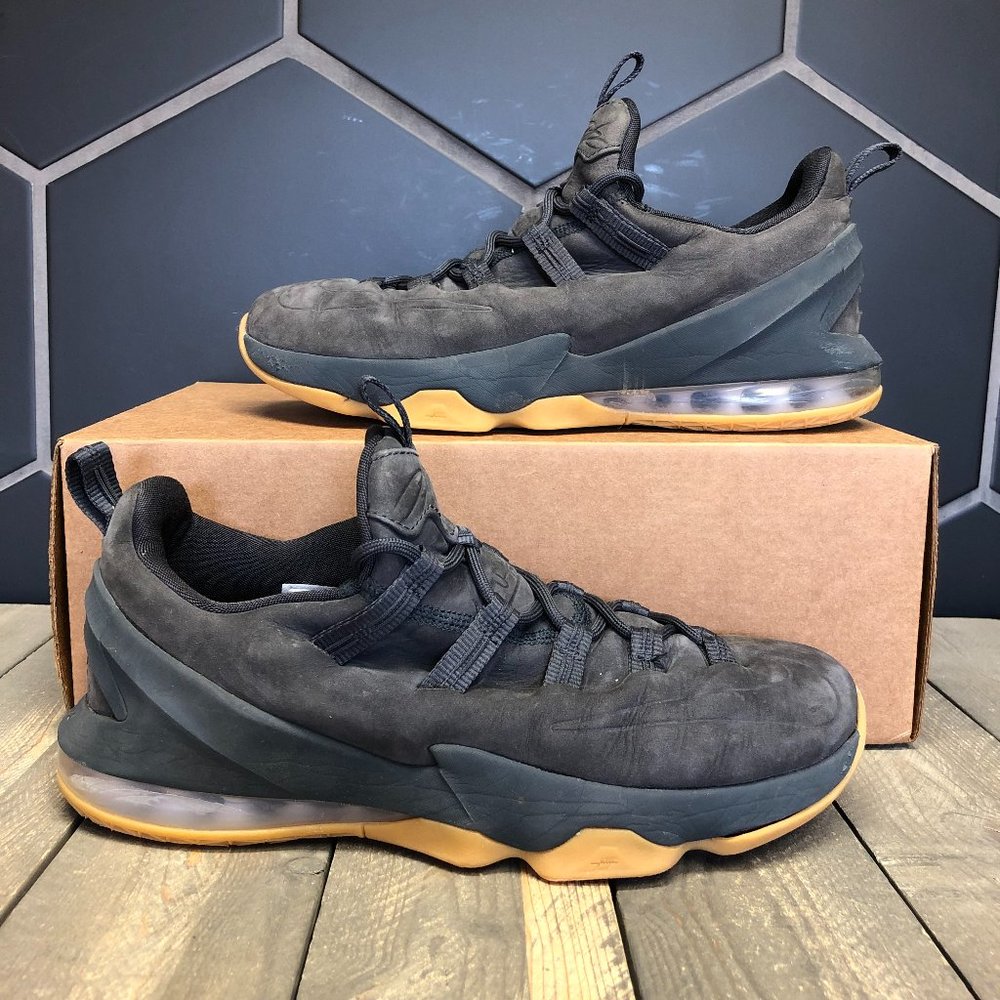 Nike Gray and Tan Athletic Shoes with Chunky Midsole